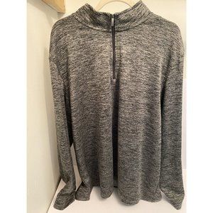 Van Huesen Men’s XL Gray Quarter Zip Pullover